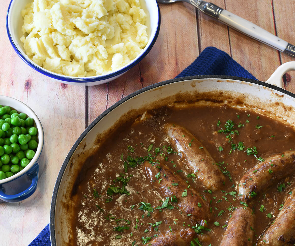 How to Make a Sausage Casserole with Aunt Bessie's 